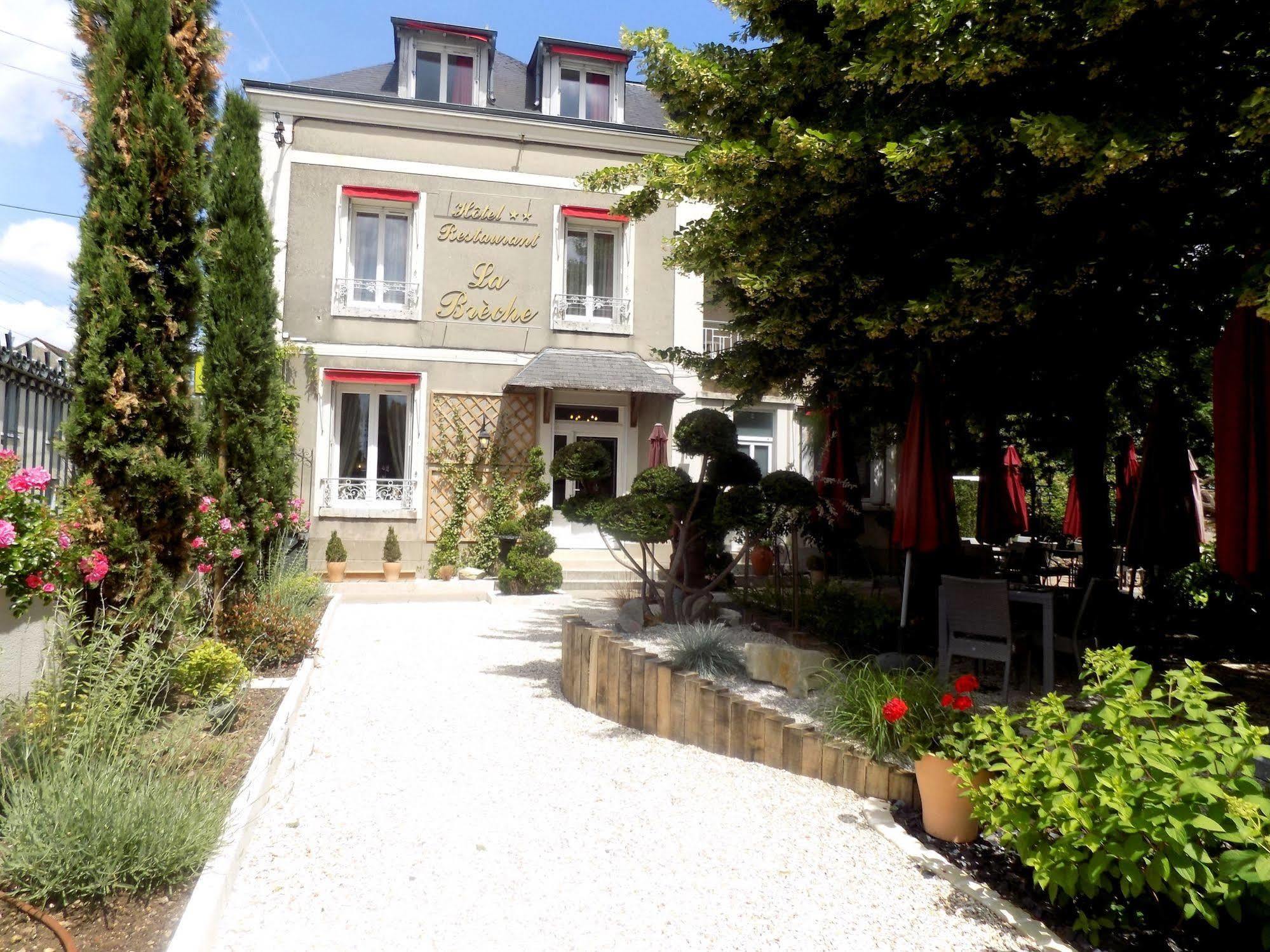 Logis Hotel La Breche - Restaurant Berthelot Amboise Exterior foto